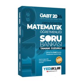 2024 ÖABT Ortaöğretim Matematik Öğretmenliği Tamamı Çözümlü Soru Bankası Yediiklim Yayınları