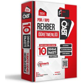 2024 ÖABT PDR-RPD Rehber Öğretmenliği 10'lu Dijital Çözümlü Deneme Anamorfik Yayınları