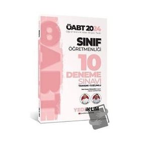 2024 ÖABT Sınıf Öğretmenliği Tamamı Çözümlü 10 Deneme Sınavı Yediiklim Yayınları