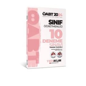 2024 ÖABT Sınıf Öğretmenliği Tamamı Çözümlü 10 Deneme Sınavı Yediiklim Yayınları
