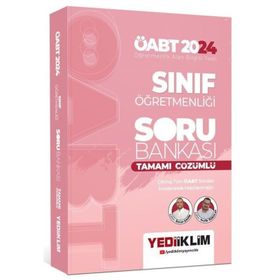 2024 ÖABT Sınıf Öğretmenliği Tamamı Çözümlü Soru Bankası Yediiklim Yayınları