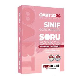 2024 ÖABT Sınıf Öğretmenliği Tamamı Çözümlü Soru Bankası Yediiklim Yayınları