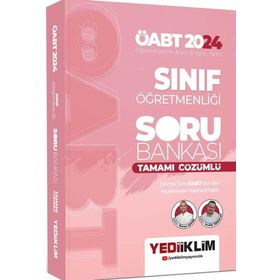 2024 ÖABT Sınıf Öğretmenliği Tamamı Çözümlü Soru Bankası Yediiklim Yayınları