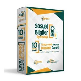 2024 ÖABT Sosyal Bilgiler Öğretmenliği 10'lu Dijital Çözümlü Paket Deneme Anamorfik Yayınları