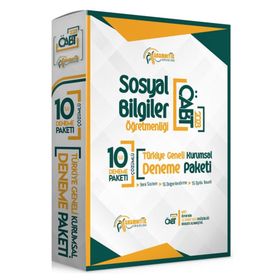 2024 ÖABT Sosyal Bilgiler Öğretmenliği 10'lu Dijital Çözümlü Paket Deneme Anamorfik Yayınları