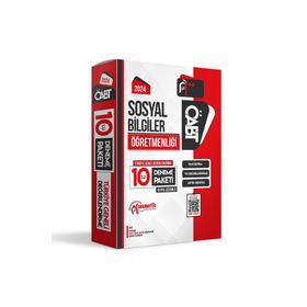 2024 ÖABT Sosyal Bilgiler Öğretmenliği 10'lu Dijital Çözümlü Paket Deneme Anamorfik Yayınları
