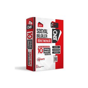 2024 ÖABT Sosyal Bilgiler Öğretmenliği 10'lu Dijital Çözümlü Paket Deneme TG - Anamorfik Yayınları