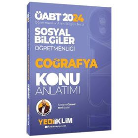 2024 ÖABT Sosyal Bilgiler Öğretmenliği Coğrafya Konu Anlatımı - Yediiklim Yayınları