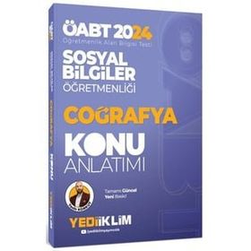 2024 ÖABT Sosyal Bilgiler Öğretmenliği Coğrafya Konu Anlatımı - Yediiklim Yayınları