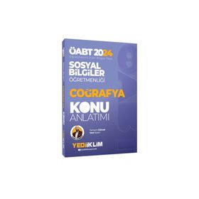 2024 ÖABT Sosyal Bilgiler Öğretmenliği Coğrafya Konu Anlatımı - Yediiklim Yayınları