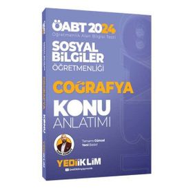 2024 ÖABT Sosyal Bilgiler Öğretmenliği Coğrafya Konu Anlatımı - Yediiklim Yayınları