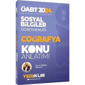 2024 ÖABT Sosyal Bilgiler Öğretmenliği Coğrafya Konu Anlatımı - Yediiklim Yayınları