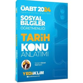 2024 ÖABT Sosyal Bilgiler Öğretmenliği Tarih Konu Anlatımı Yediiklim Yayınları