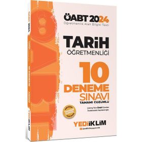 2024 ÖABT Tarih Öğretmenliği Tamamı Çözümlü 10 Deneme Sınavı Yediiklim Yayınları
