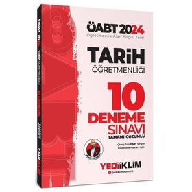 2024 ÖABT Tarih Öğretmenliği Tamamı Çözümlü 10 Deneme Yediiklim Yayınları