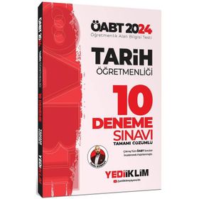 2024 ÖABT Tarih Öğretmenliği Tamamı Çözümlü 10 Deneme Yediiklim Yayınları
