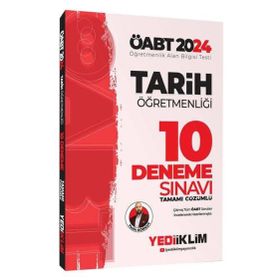 2024 ÖABT Tarih Öğretmenliği Tamamı Çözümlü 10 Deneme Yediiklim Yayınları