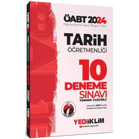 2024 ÖABT Tarih Öğretmenliği Tamamı Çözümlü 10 Deneme Yediiklim Yayınları