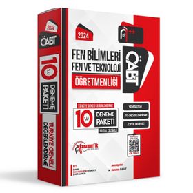 2024 ÖABT Tg Fen Bilimleri ve Teknoloji Öğretmenliği 10'lu Çözümlü Deneme Anamorfik Yayınları