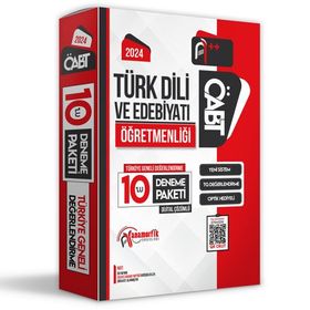 2024 ÖABT Türk Dili ve Edebiyatı Öğretmenliği 10'lu Dijital Çözümlü Paket Deneme Anamorfik Yayınları