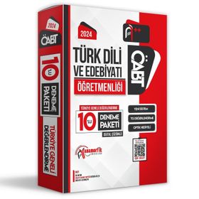 2024 ÖABT Türk Dili ve Edebiyatı Öğretmenliği 10'lu Dijital Çözümlü Paket Deneme Anamorfik Yayınları