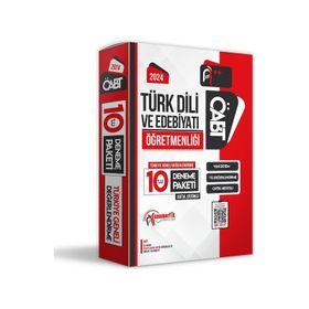 2024 ÖABT Türk Dili ve Edebiyatı Öğretmenliği 10'lu Dijital Çözümlü Paket Deneme Anamorfik Yayınları