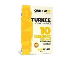 2024 ÖABT Türkçe Öğretmenliği Tamamı Çözümlü 10 Deneme Sınavı Yediiklim Yayınları