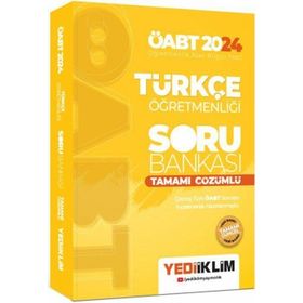 2024 ÖABT Türkçe Öğretmenliği Tamamı Çözümlü Soru Bankası Yediiklim Yayınları