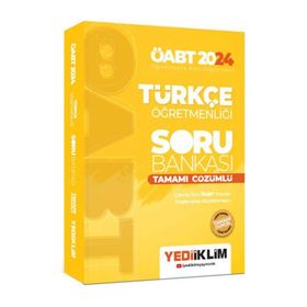 2024 ÖABT Türkçe Öğretmenliği Tamamı Çözümlü Soru Bankası Yediiklim Yayınları