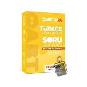2024 ÖABT Türkçe Öğretmenliği Tamamı Çözümlü Soru Bankası Yediiklim Yayınları