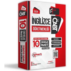 2024 ÖABT Türkiye Geneli İngilizce Öğretmenliği 10'lu Dijital Çözümlü Deneme Anamorfik Yayınları