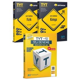 2024 Optimum AYT Fizik AYT Kimya Video Çözümlü Soru Bankası + TYT 5'li Tüm Dersler Deneme Seti Referans Yayınları