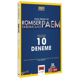2024 Polis Meslek İçi PAEM Komiser Yardımcılığı Yıldız Serisi Yıldız 10 Deneme - Yargı Yayınları