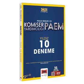 2024 Polis Meslek İçi PAEM Komiser Yardımcılığı Yıldız Serisi Yıldız 10 Deneme - Yargı Yayınları
