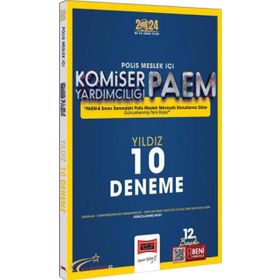 2024 Polis Meslek İçi PAEM Komiser Yardımcılığı Yıldız Serisi Yıldız 10 Deneme - Yargı Yayınları
