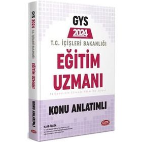 2024 T.C. İçişleri Bakanlığı Eğitim Uzmanı GYS Hazırlık Kitabı - Data Yayınları