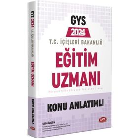 2024 T.C. İçişleri Bakanlığı Eğitim Uzmanı GYS Hazırlık Kitabı - Data Yayınları