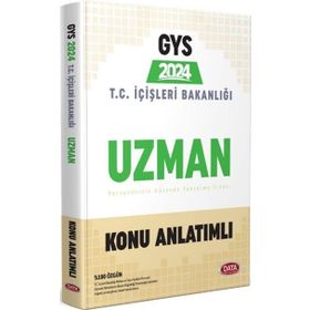 2024 T.C. İçişleri Bakanlığı Eğitim Uzmanı GYS Hazırlık Kitabı - Data Yayınları