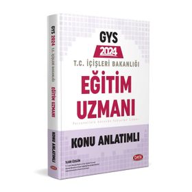 2024 T.C. İçişleri Bakanlığı Eğitim Uzmanı GYS Hazırlık Kitabı - Data Yayınları