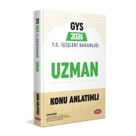 2024 T.C. İçişleri Bakanlığı Eğitim Uzmanı GYS Hazırlık Kitabı - Data Yayınları