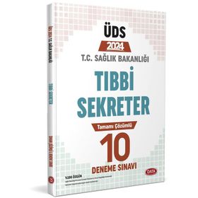 2024 T.C. Sağlık Bakanlığı GYS Tıbbi Sekreter Tamamı Çözümlü 10 Deneme Sınavı - Data Yayınları