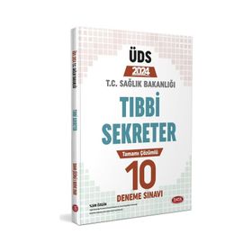 2024 T.C. Sağlık Bakanlığı GYS Tıbbi Sekreter Tamamı Çözümlü 10 Deneme Sınavı - Data Yayınları