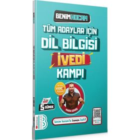 2024 Tüm Adaylar için Dil Bilgisi İvedi Kampı Benim Hocam Yayınları