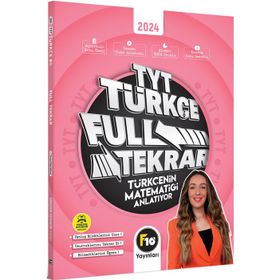 2024 Türkçenin Matematiği TYT Türkçe Full Tekrar Video Ders Kitabı Gamze Hoca F10 Yayınları