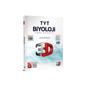 2024 TYT 3D Biyoloji Tamamı Video Çözümlü Soru Bankası 3D Yayınları