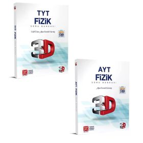 2024 TYT AYT Fizik Soru Bankası Seti 3D Yayınları