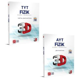 2024 TYT AYT Fizik Soru Bankası Seti 3D Yayınları