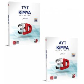 2024 TYT AYT Kimya Soru Bankası Seti 3D Yayınları