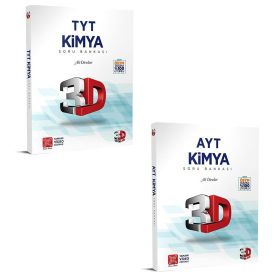 2024 TYT AYT Kimya Soru Bankası Seti 3D Yayınları