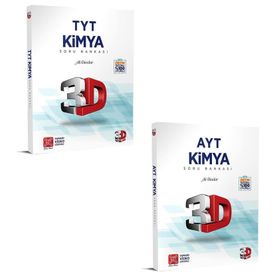 2024 TYT AYT Kimya Soru Bankası Seti 3D Yayınları